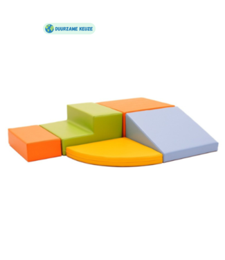 IGLU Softplay Foam blokken set  Corner | Lichte kleuren