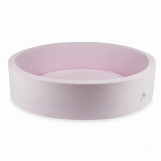 Mimii Ballenbak soft velvet licht roze | 110 x 30 cm ( zonder ballen)