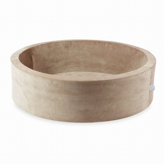 Mimii Bac à Balles Soft Velvet Beige Foncé | 110 x 30 cm (sans balles)
