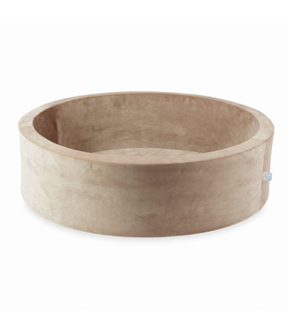 Mimii Ballenbak soft velvet donker beige | 110 x 30 cm ( zonder ballen) Mimii Ballenbak soft velvet donker beige | 110 x 30 cm ( zonder ballen)