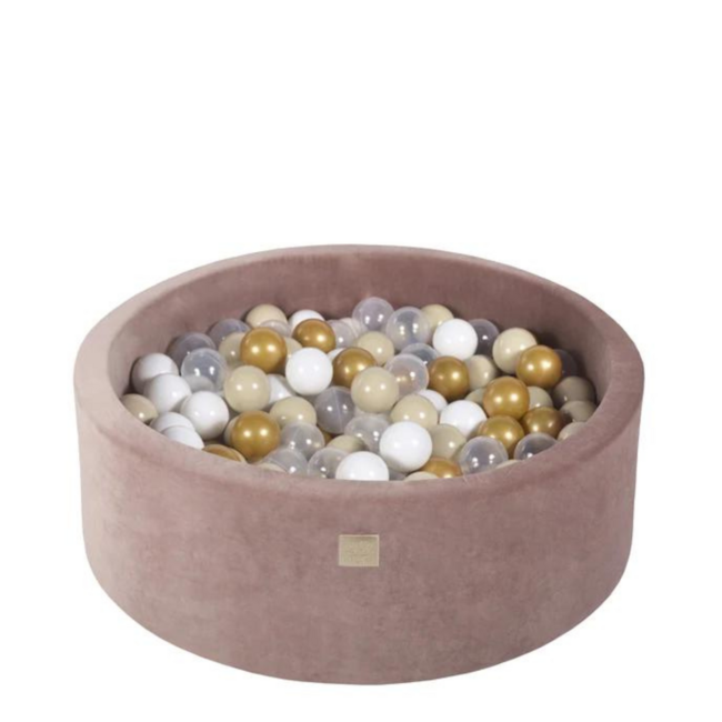 Teddy Bear ballenbak 90x30 cm – 250 ballen chique tinten