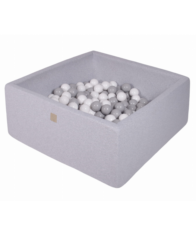 Ballenbak vierkant | Licht grijs | 400 ballen