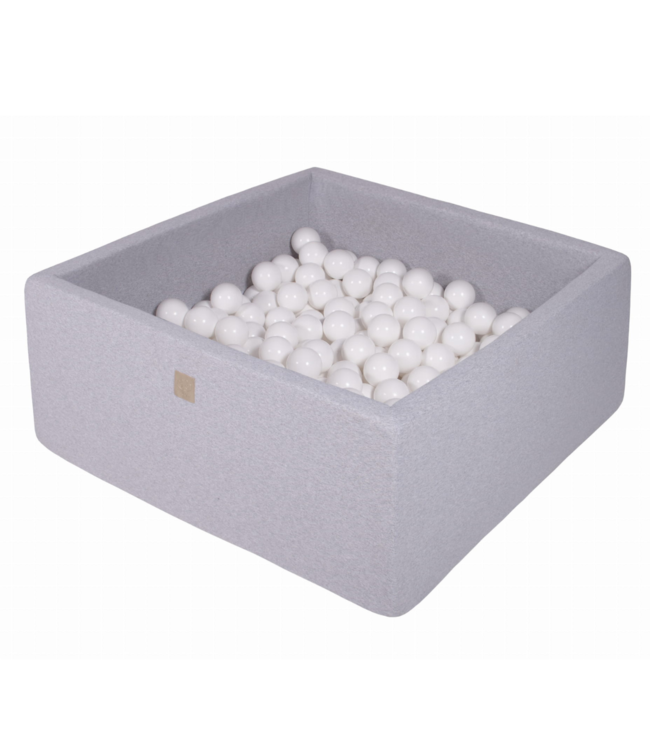 Ballenbak vierkant | Licht grijs | 400 ballen
