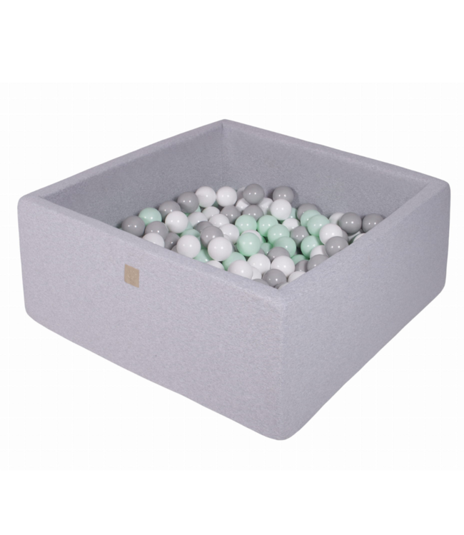 Ballenbak vierkant | Licht grijs | 400 ballen