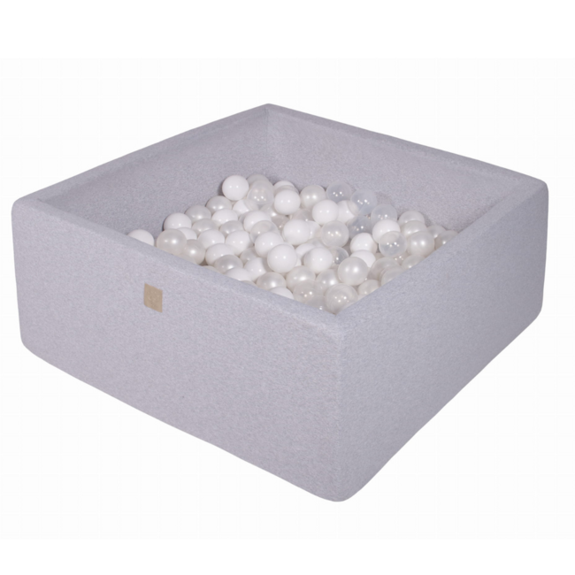 Ballenbak vierkant | Licht grijs | 400 ballen