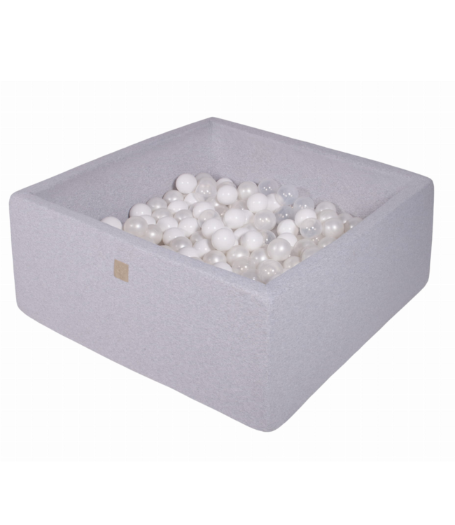 Ballenbak vierkant | Licht grijs | 400 ballen