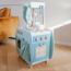 Wooden play kitchen Bistro in green – stylish kids' kitchen for imaginative play
