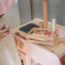 Wooden play kitchen Bistro in pink – stylish setup for little chefs