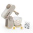 Wooden kitchen mixer in  nougat  green for imaginative play