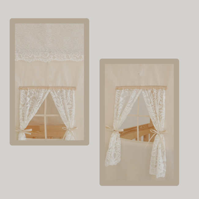 Bedhemel -  Boho voor Montessori huisbed