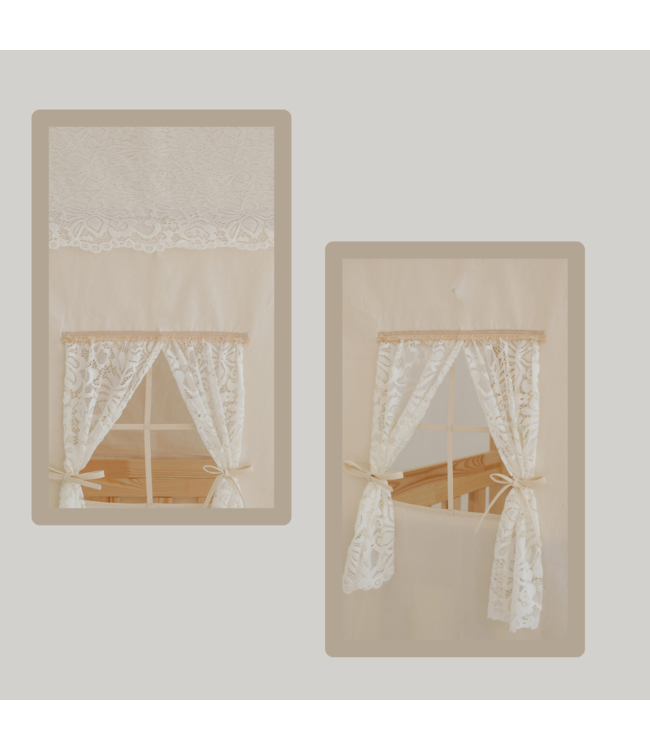 Bedhemel -  Boho voor Montessori huisbed