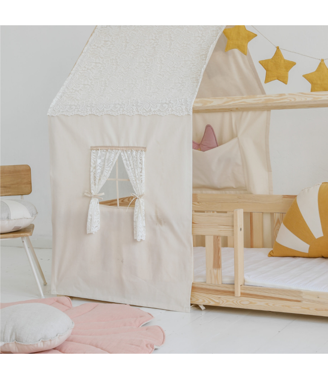 Bedhemel -  Boho voor Montessori huisbed
