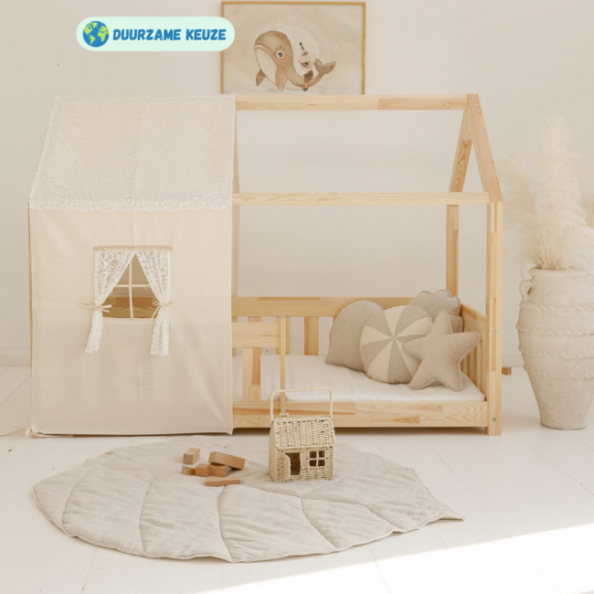 Bedhemel -  Boho voor Montessori huisbed