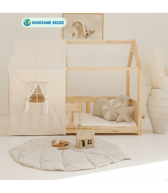 Bedhemel -  Boho voor Montessori huisbed