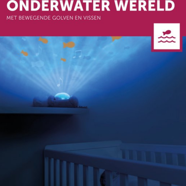 Zazu Otto de otter sterrenprojector met oceaangeluiden en automatische huilsensor