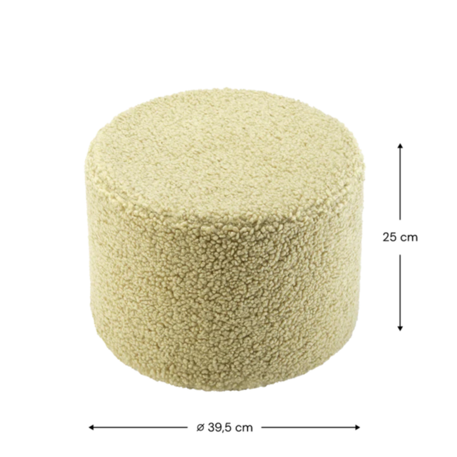 Poef kinderkamer|  Matcha green