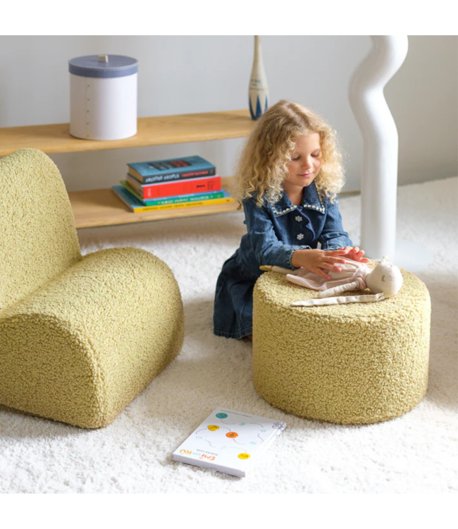 Poef kinderkamer|  Matcha green