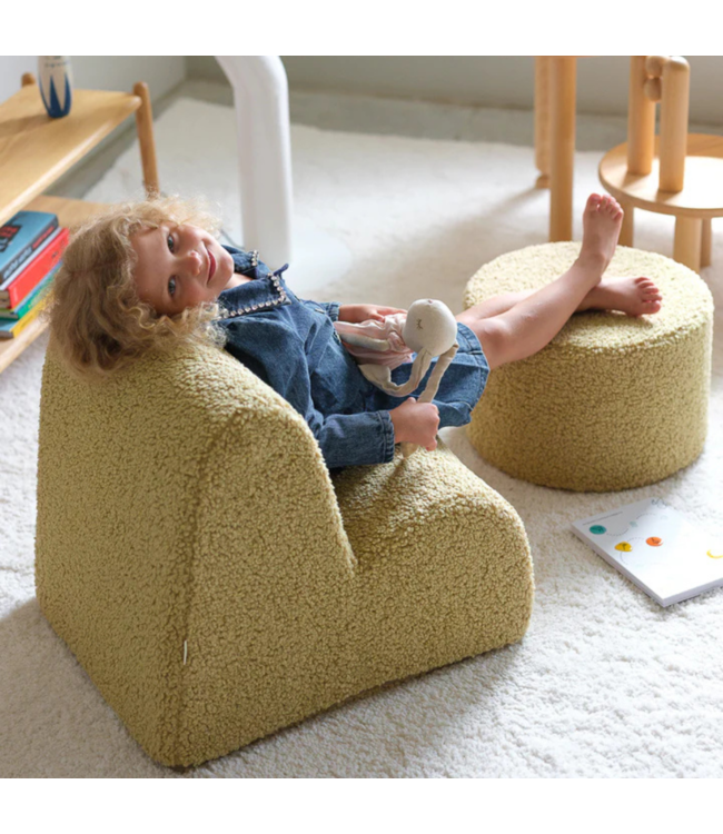 Poef kinderkamer|  Matcha green