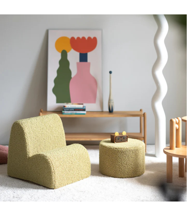 Poef kinderkamer|  Matcha green