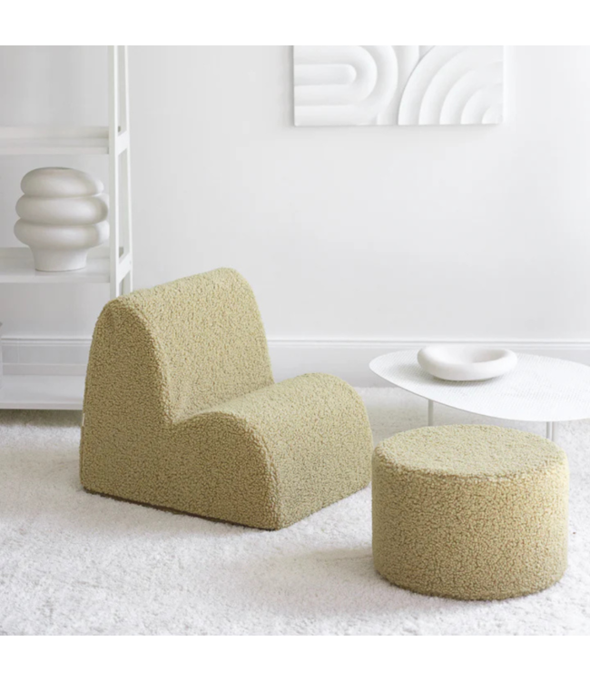 Poef kinderkamer|  Matcha green