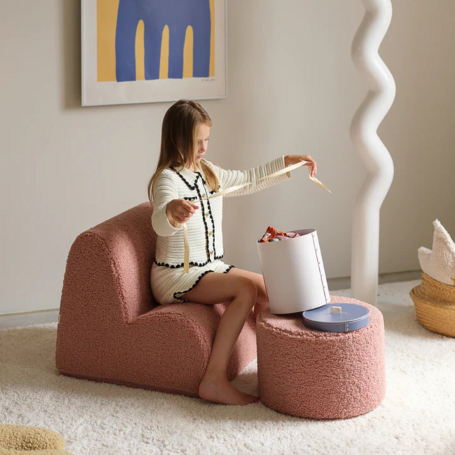 Poef kinderkamer|  Guava pink