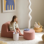 Poef kinderkamer|  Guava pink