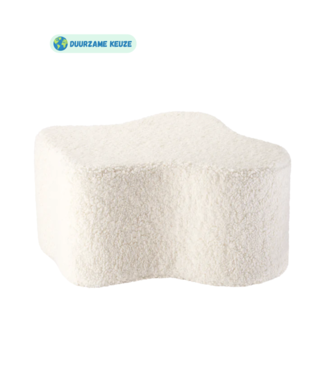 Wigiwama Poef | Creme wit