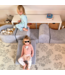 Foam hindernisbaan met mini ballenbak in velvet