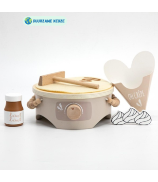 Label Label Houten crêpe maker