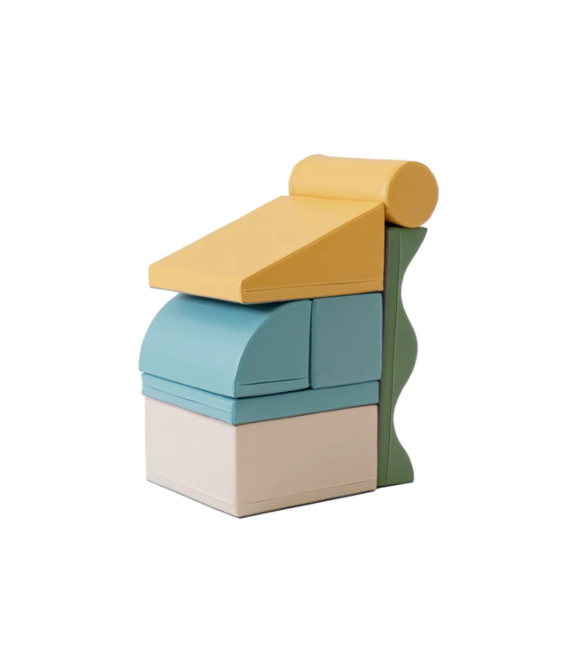 Foam blokken set Discover in turquoise – Creatief spelen en klimmen