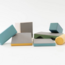 Foam blokken set Discover in turquoise – Creatief spelen en klimmen