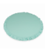 Mint ronde foam speelmat met katoenen hoes