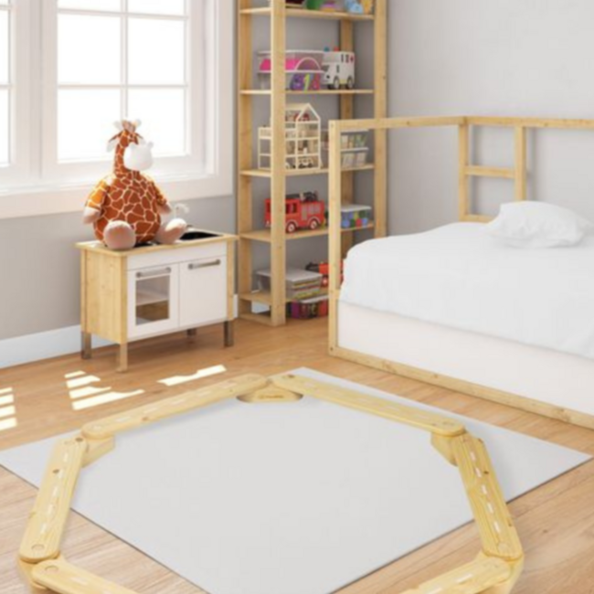 6-piece balance beam in natural – encourages creativity, balance and motor skills in children