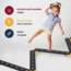 6-piece balance beam in natural – encourages creativity, balance and motor skills in children