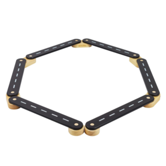 MeowBaby Balance beam 6-piece | Black