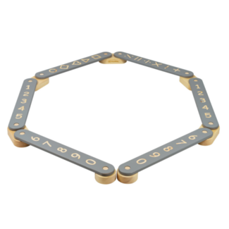 MeowBaby Poutre d’équilibre 6 pièces | Gris