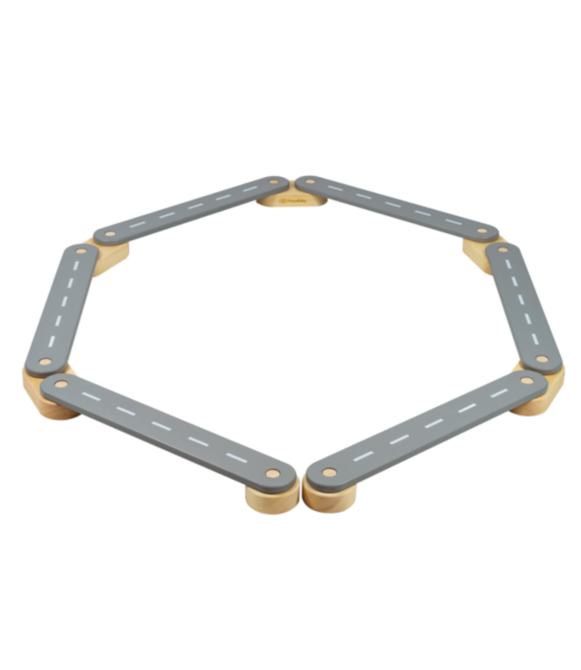 Evenwichtsbalk | Montessori speelgoed | Grijs