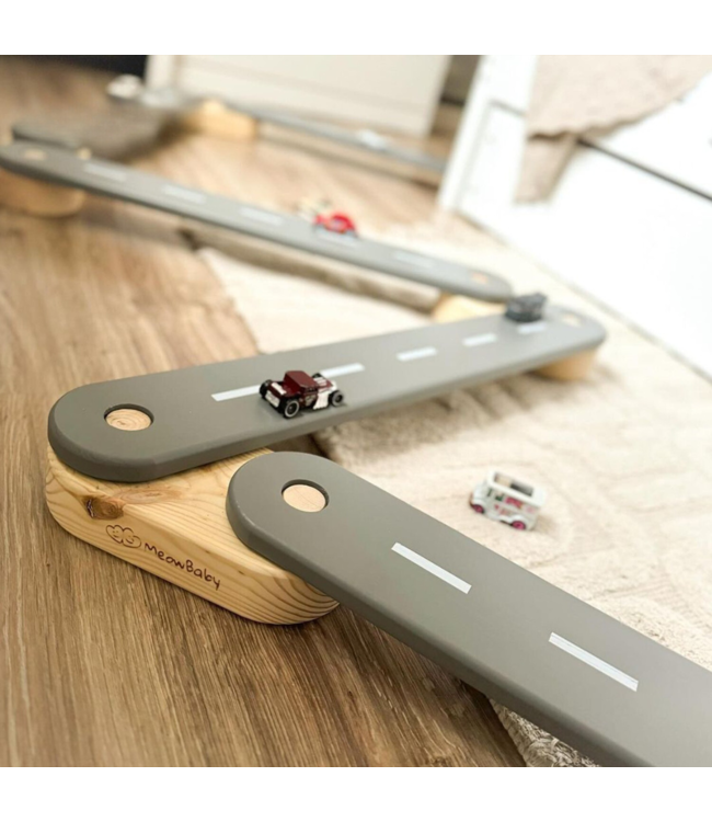 Evenwichtsbalk | Montessori speelgoed | Grijs