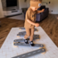 4-piece balance beam in grey – encourages creativity, balance and motor skills in children