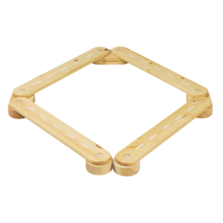 MeowBaby Balance beam 4-piece | Natural