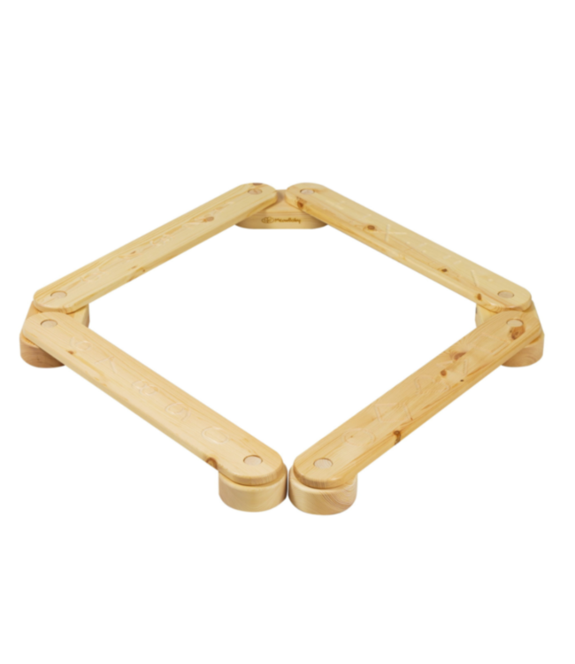 Evenwichtsbalk | Montessori speelgoed | Naturel