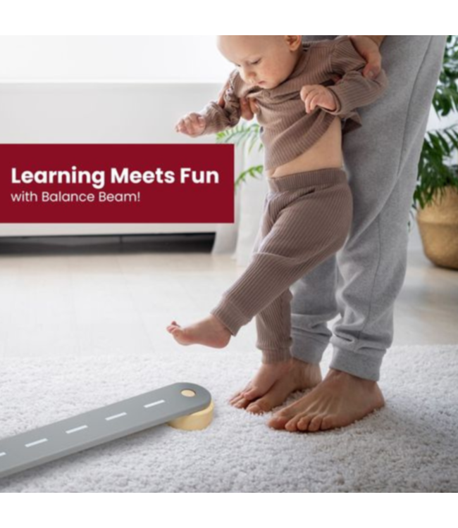 Evenwichtsbalk | Montessori speelgoed | Zwart