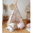 Tente tipi avec imprimé floral joyeux – Flower Power | Coin jeu et lecture tout doux