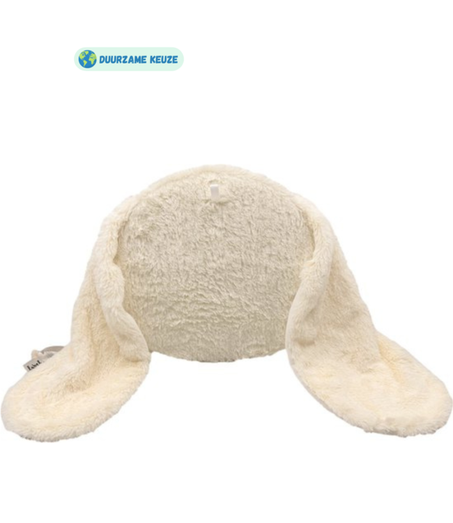 Stijlvolle wanddecoratie konijn Rosa in ecru met 3D-effect voor babykamer