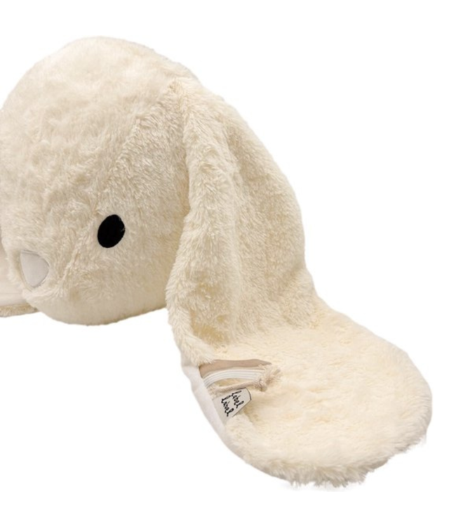 Stijlvolle wanddecoratie konijn Rosa in ecru met 3D-effect voor babykamer