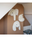 Stijlvolle wanddecoratie konijn Rosa in ecru met 3D-effect voor babykamer