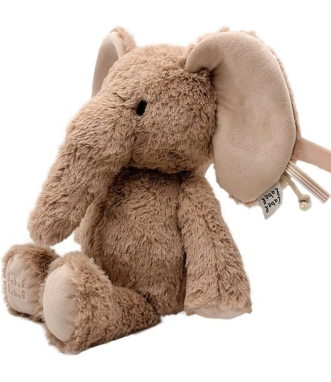 Knuffel olifant |  Bruin | 26 cm