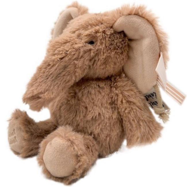 Knuffel olifant |  Bruin  | 15 cm