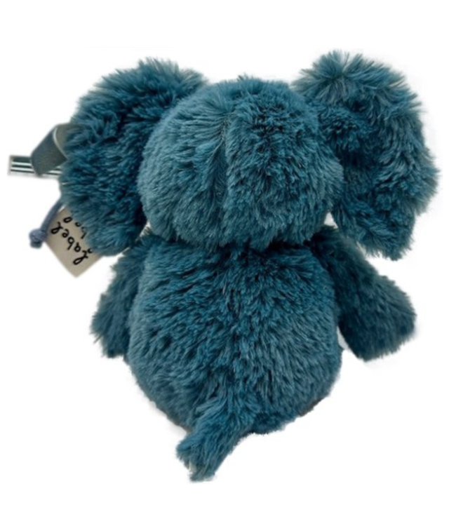 Knuffel olifant |  Blauw   | 15 cm