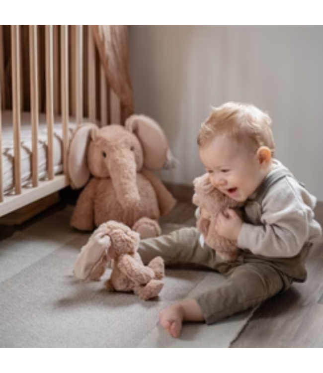 Knuffel olifant |  Blauw   | 15 cm